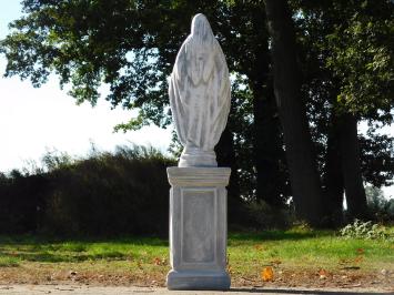 Beeld Maria op Sokkel - 110 cm - Steen