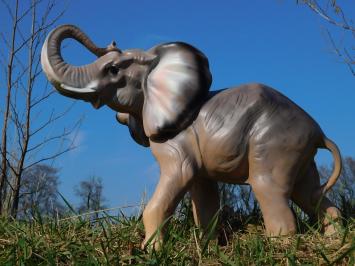 Beeld Olifant - 55 cm - Polystone