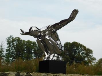 Beeld ''Olympian'' van Keramiek - Chroomachtige Afwerking