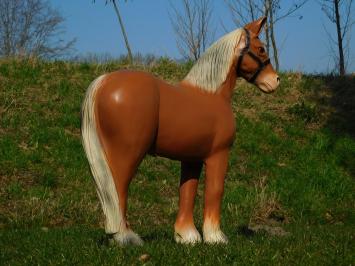 Beeld Paard - 75 cm - Bruin - Polystone