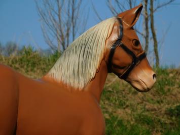 Beeld Paard - 75 cm - Bruin - Polystone