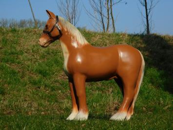 Beeld Paard - 75 cm - Bruin - Polystone