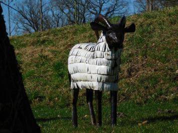 Bild Schaf – 90 x 95 cm – Handgefertigt aus Metall