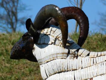 Bild Schaf – 90 x 95 cm – Handgefertigt aus Metall