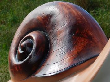 Skulptur Schnecke XL – 100 cm – Polystone