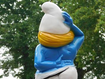 Nackte Schlümpfin XL – 70 cm – Polystone