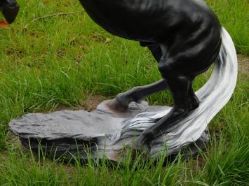 Beeld Steigerend Paard - 90 cm - Polystone