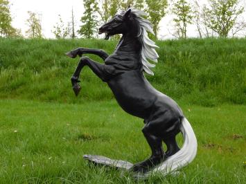 Beeld Steigerend Paard - 90 cm - Polystone