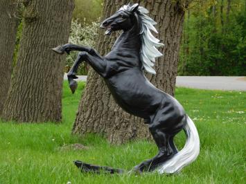 Beeld Steigerend Paard - 90 cm - Polystone