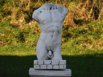 Statue Männlicher Torso - 57 cm - Stein