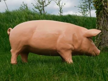 Beeld Varken XL - 97 cm - Polystone