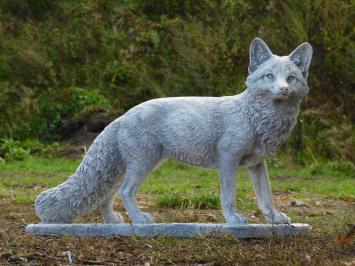 Tuinbeeld Vos - 70 cm - Stenen Dierenbeeld