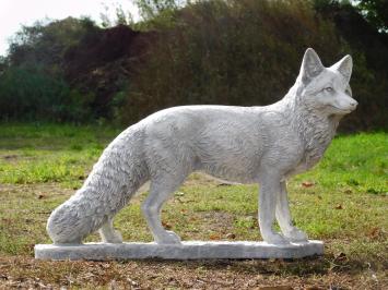 Tuinbeeld Vos - 70 cm - Stenen Dierenbeeld