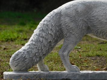 Tuinbeeld Vos - 70 cm - Stenen Dierenbeeld