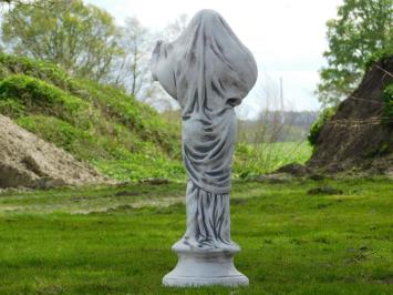 Statue Frau mit Gewand - 80 cm - Stein