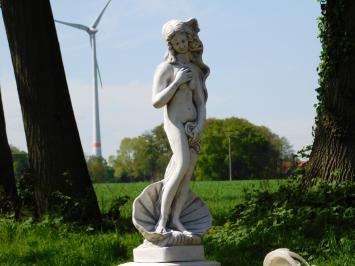 Beeld Vrouw met Schelp - 82 cm - Steen