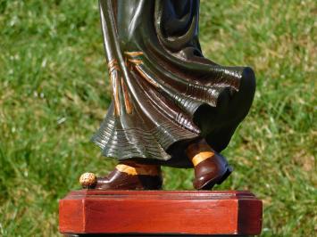 Vintage Beeld Vrouwelijke Golfer – 70 cm Hoog | Uniek & Eenmalig Leverbaar