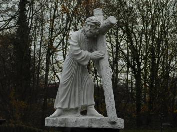 Beeld Jezus met Kruis XL - 70 cm - Polystone