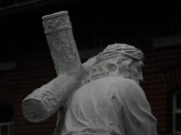 Beeld Jezus met Kruis XL - 70 cm - Polystone