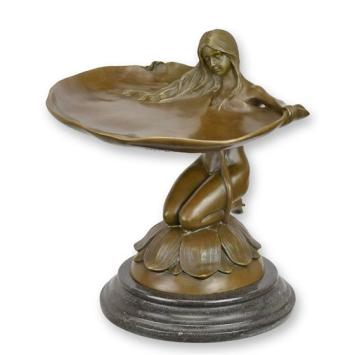Brons beeld , art nouveau