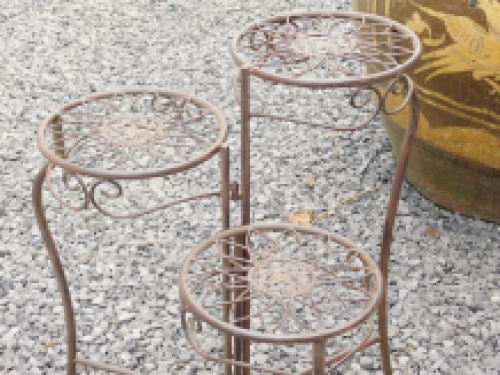Gewürztreppe / Beistelltisch, Klapphalter, Zierblumentreppe