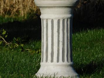 Blumentopf Tulpe auf Sockel - 95 cm - Stein