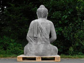 Buddha Statue XXL - 155 cm hoch | Massivstein Garten Statue