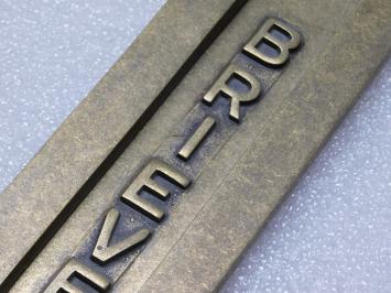 Brievenbus BRIEVEN - Verticaal - Antiek Messing