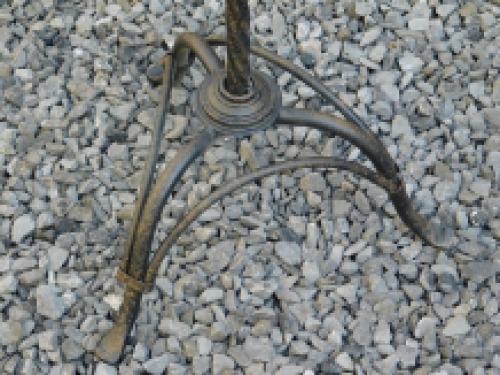 Schmiedeeisentisch, antik braun-schwarz