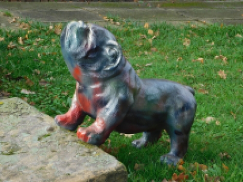 Beeld Bulldog - multicolour - polystone