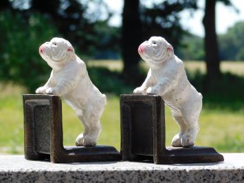 Set Boekensteunen Bulldog - Gietijzer