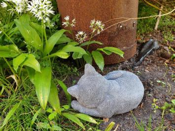 Gartenstatue Katze, Beton
