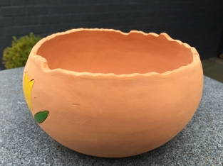 Blumenkasten aus Terrakotta, schönes Design