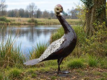 Stummer Schwan - 128 cm - Einzigartig und handgefertigt aus Metall
