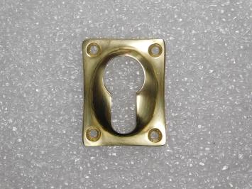 Cilinderrozet Rechthoek – 47 x 37 mm – Messing