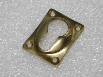 Cilinderrozet Rechthoek – 47 x 37 mm – Messing