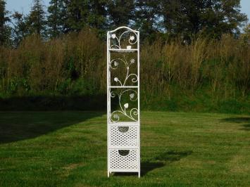 Vintage Etagere - Dekoratives Regal - Blumenmotiv