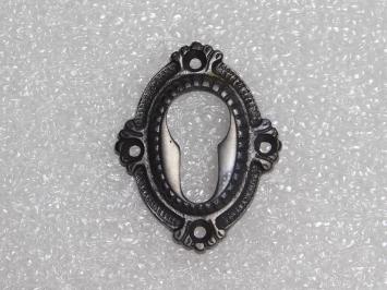 Sierlijk Slotrozet - PC - Donker Gepatineerd Messing