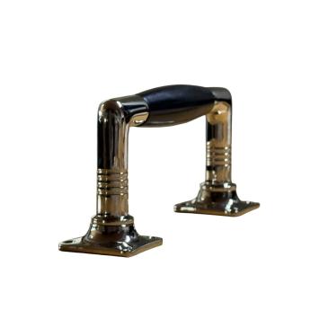 Deurgreep nikkel glans - hoogwaardig - 13,5 cm breed