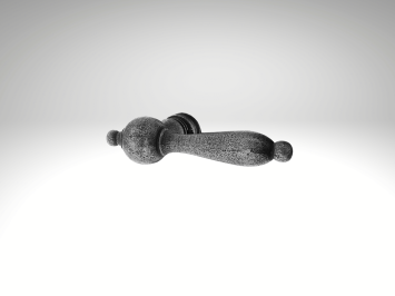 Deurklink Cambridge - Gietijzer Verzinkt