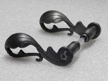 Deurklink Vienna - Links + Rechts - Gietijzer Verzinkt