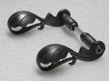 Deurklink Vienna - Links + Rechts - Gietijzer Verzinkt