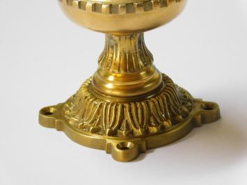 Türknauf mit Rosette – Fester Knauf – Messing