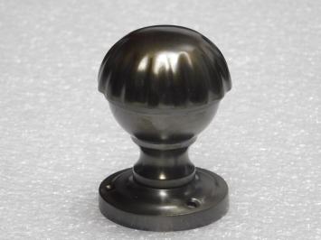 Fester Türknauf mit Rosette – dunkel patiniertes Messing