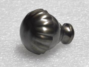 Fester Türknauf mit Rosette – dunkel patiniertes Messing