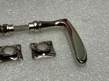 Türbeschlagset – Chrom glänzend – komplettes Türset