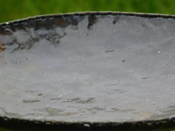 Unikat: Vogeltränke - Gelbe Vögel 2 zu 1 - Gartenstab - Metall
