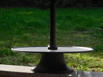 Robuuste Etagère XL - 125 cm - 4-Laags - Zwart - 125 cm - Alu