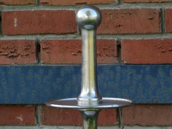 Robustes Etagenregal XL – 125 cm – 4-stufig – silberfarben – 125 cm – Aluminium