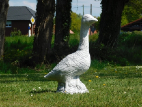 Statue Gans - 60 cm - Massiver Stein
